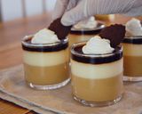 A picture of step 13 of Easy Coffee Mousse and Vanilla Mousse.