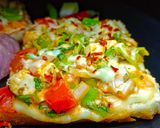 A picture of step 6 of Paneer Chilli Cheese Toast.
