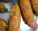 A picture of step 5 of Vegetable Seek Kebab.