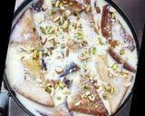 A picture of step 2 of Shahi Tukda.