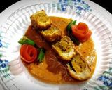 A picture of step 30 of Nakli Anda Curry.