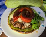 عکس مرحله 10 از دستور چوریتسو برگر زغالی🍔🌭