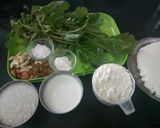 A picture of step 2 of Palak Paneer roll.