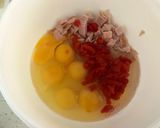 Foto del paso 6 de la receta: Quiche de jamón queso y pimiento rojo