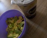 A picture of step 1 of Banana ovacado smoothie.