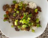 A picture of step 3 of Picadillo.
