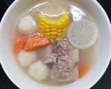 Foto langkah ke 3 dari resep Sop bakut baso ikan (non halal).