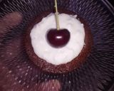 Túrós krémmel töltött kakaós kosárkák muffinsütőben sütve recept fázis 4 fotója