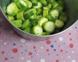 A picture of step 2 of Bitter gourd veg.