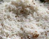 A picture of step 5 of Parda paneer biryani.
