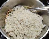 A picture of step 5 of Coriander masala Atukulu.