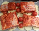 Foto del paso 4 de la receta: Costilla adobada al horno 🐷 con guarnición