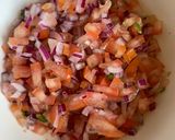A picture of step 2 of Simple Salsa.