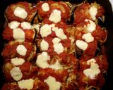 A picture of step 19 of Eggplant Roll-Ups with Tagliatelle alla Norma.