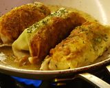 A picture of step 4 of Pork Rolla Wrap.