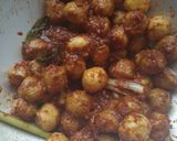 Foto langkah ke 3 dari resep Sate Bakso Bakar Pedas.