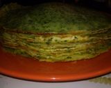 Foto del paso 6 de la receta: Crepes verdes de jamón y queso