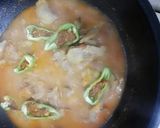 A picture of step 3 of Achar gosht.