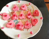 A picture of step 4 of Valentine,s worthy delicious heart cookies.