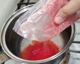 A picture of step 1 of Three Color Jelly.