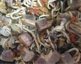 Foto del paso 8 de la receta: Cucurucho crujiente de Nori, atún y gulas con “mahonesa” de aguacate, lima y miel