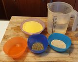 A picture of step 1 of Polenta Fries.