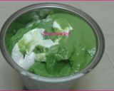 A picture of step 8 of Mint ice-cream.