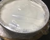 A picture of step 7 of Oreo Ice cream cake.