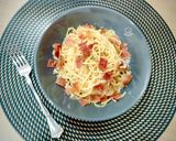 Foto del paso 6 de la receta Spaghetti con piñones y jamón crunch