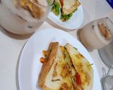 Foto langkah ke 6 dari resep Sandwitch roti tawar isi kornet keju.