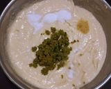 A picture of step 1 of Bhalla papdi chat.