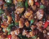 Foto langkah ke 5 dari resep Oseng tempe leunca pedas manis.