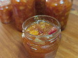 Mermelada de naranja y frutilla