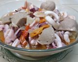 Foto langkah ke 4 dari resep Tumis Cumi Basah Bakso.