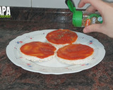 Foto del paso 4 de la receta: Mini Pizzas con base de tortitas de arroz