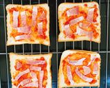 Hình bước làm 1 của món Pizza Bánh Mì Sandwich