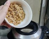 Hình bước làm 3 của món Sữa đậu lăng + đậu gà + hạt điều🥛🥛🥤🥤