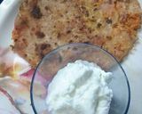 A picture of step 6 of Mooli onion stuff paratha.