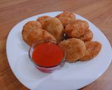 A picture of step 4 of Potato cheese nuggets it's my favorite snacks I made it.
