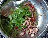รูปขั้นตอนการทำที่ 4 ของ หนวดหมึก ลาบแซ่บ#ของว่าง