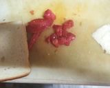 A picture of step 1 of Tomato and Cheese Sandwich.