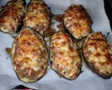 Foto del paso 6 de la receta: Berenjenas rellenas de carne con bechamel