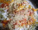 A picture of step 4 of PattaGobi ki sabji.