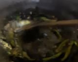 A picture of step 1 of Crispy bhindi fry with paratha.