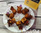 A picture of step 4 of Air Fryer Chilli Paneer Sticks.