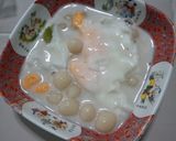 รูปขั้นตอนการทำที่ 5 ของ บัวลอยไข่หวานใบเตย
