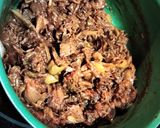 A picture of step 3 of Vegan BBQ Shredded "Jackfruit Meat" Sub Sandwiches.