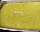 A picture of step 3 of Instant Dhokla.