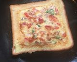 A picture of step 8 of Cheesy Egg Toast.