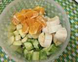 Hình bước làm 1 của món Salad hoa quả,sữa,yến mạch